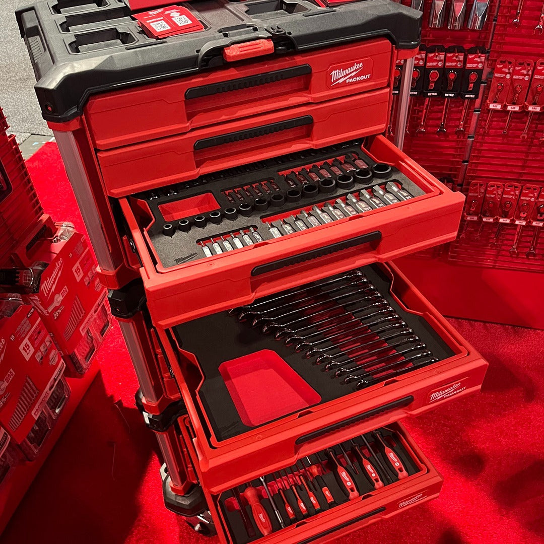 366-Pcs Master Mechanics Hand Tool Set with PACKOUTTM Drawers and Dolly