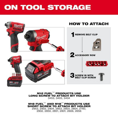 Shockwave Impact Duty Alloy Steel Screw Driver Bit Set with Titanium Drill Bit Set with Packout Case (97-Piece)