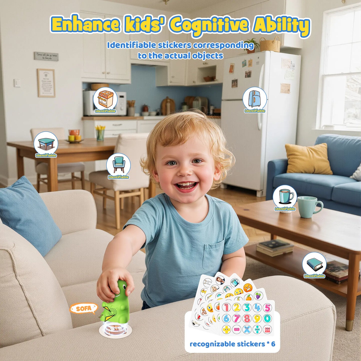 Talking Flash Cards for Toddlers – Montessori Learning Toy with 148 Flashcards, 592 Words & Interactive Sounds | Screen-Free Educational Gift for Ages 2–6