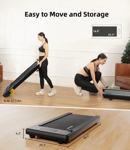 Bifanuo Walking Pad - under Desk Treadmill, Portable Walking Pad with Remote Con