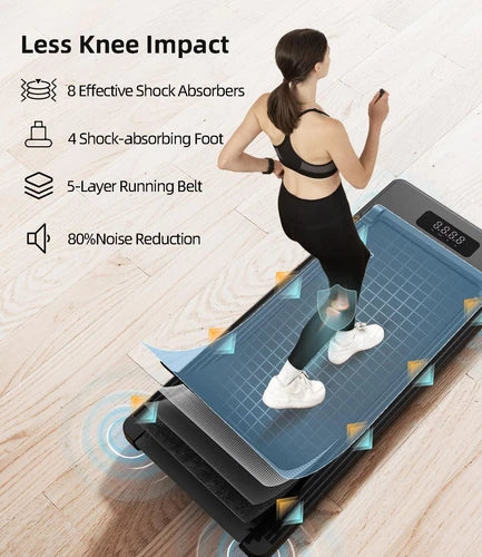 Bifanuo Walking Pad - under Desk Treadmill, Portable Walking Pad with Remote Con