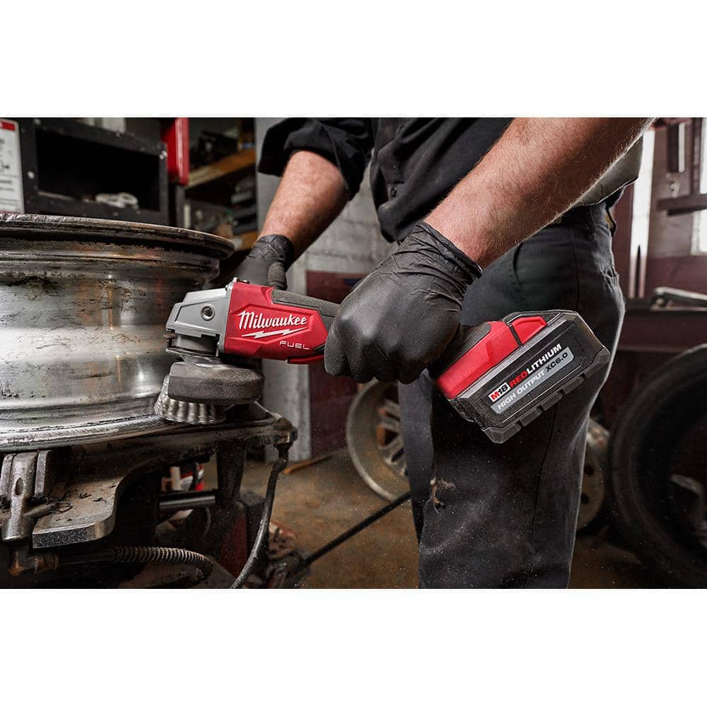 M18 FUEL 18V Lithium-Ion Brushless Cordless 4-1/2 in./5 in. Grinder with Variable Speed & Paddle Switch (Tool-Only)