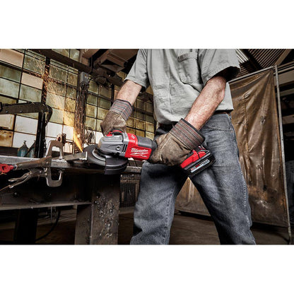 M18 FUEL 18V Lithium-Ion Brushless Cordless 4-1/2 in./6 in. Grinder with Paddle Switch Kit w/FUEL Angle Grinder