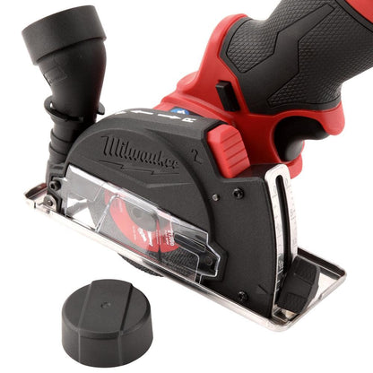 M12 FUEL 12V Lithium-Ion Brushless Cordless 3 in. Cut Off Saw w/M12 XC 5.0 Ah Battery (2-Pack) Starter Kit and Charger