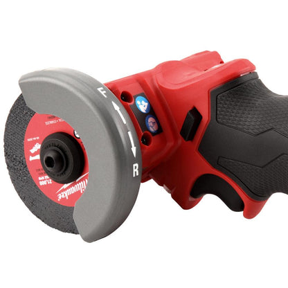 M12 FUEL 12V 3 in. Lithium-Ion Brushless Cordless Cut Off Saw Kit with One 4.0 Ah Battery Charger and Bag