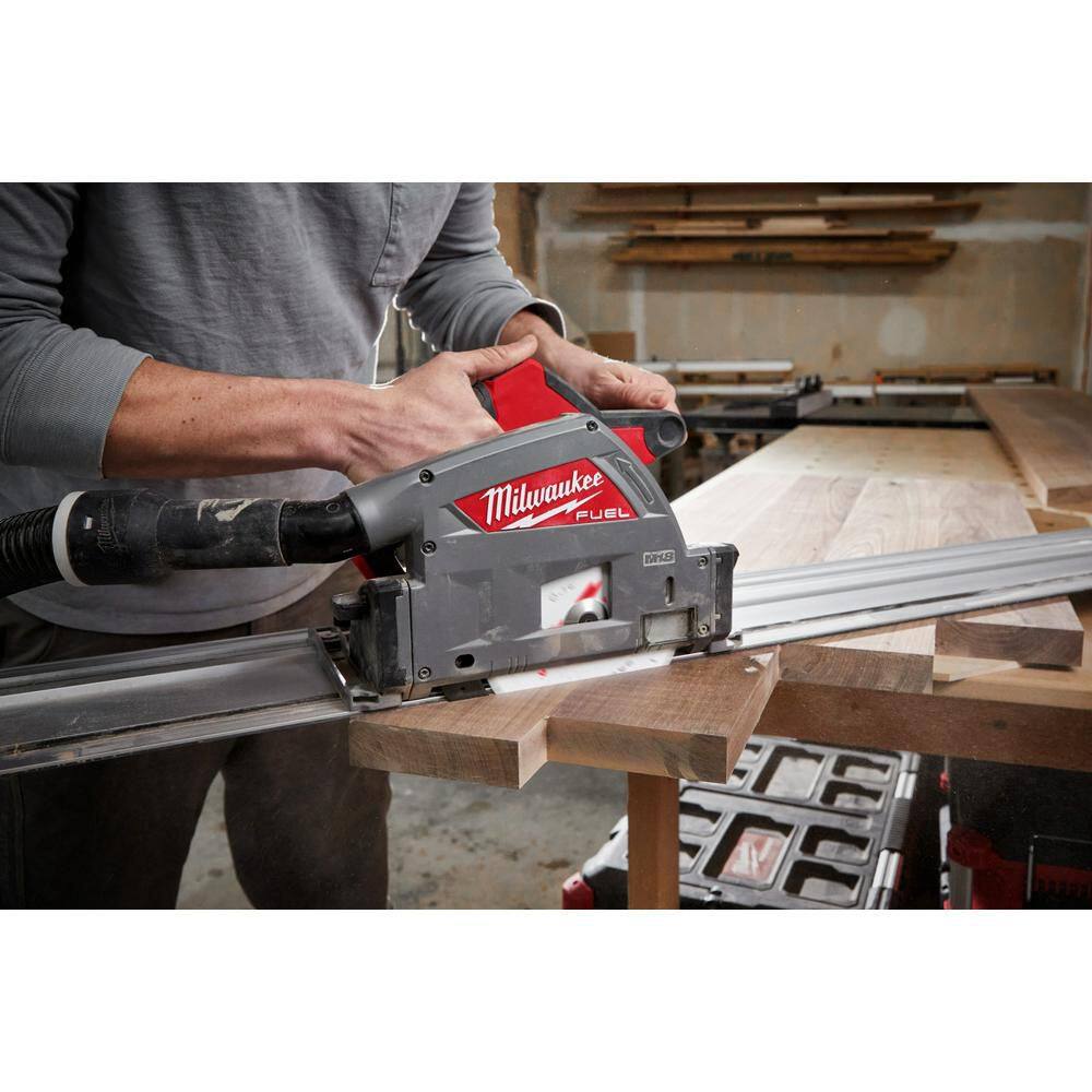 M18 FUEL 18V Lithium-Ion Cordless Brushless 6-1/2 in. Plunge Cut Track Saw w/5.0 Ah Battery