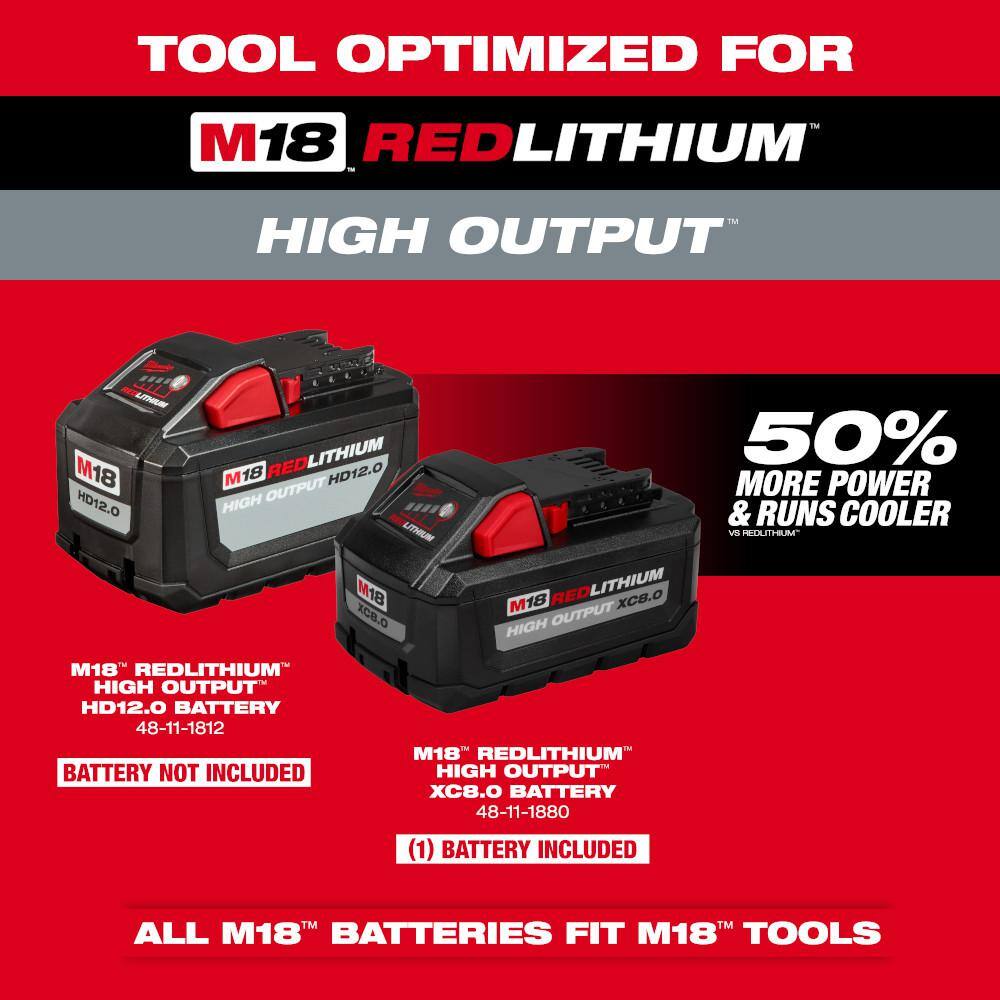 M18 FUEL 10 in. 18V Lithium-Ion Brushless Electric Cordless Pole Saw with M18 QUIK-LOK Hedge Trimmer Attachment (2-Tool)