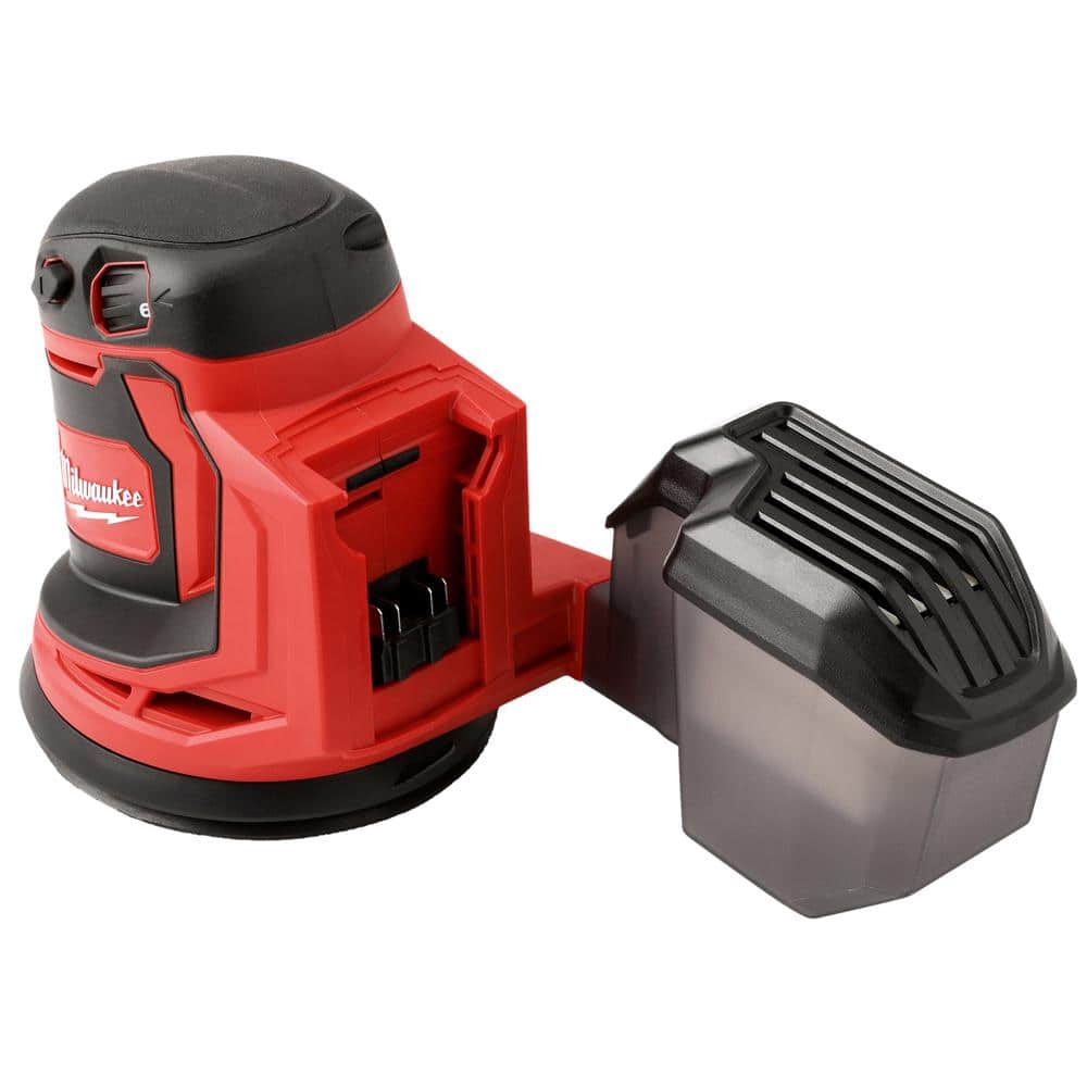 M18 18V Lithium-Ion Cordless 5 in. Random Orbit Sander with (1) 5.0 Ah, (1) 2.0 Ah Battery and Charger