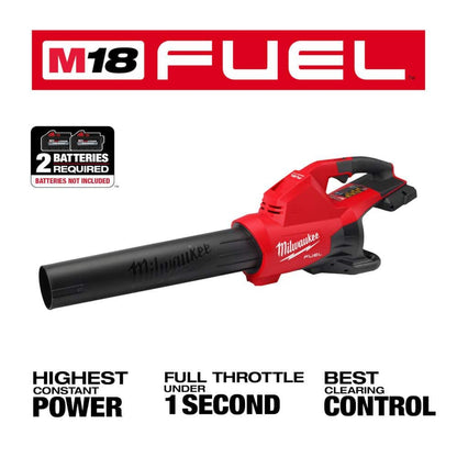 M18 FUEL Brushless Cordless 21 in. Walk Behind Self-Propelled Mower with (2) 12Ah Battery, Charger & Dual Battery Blower