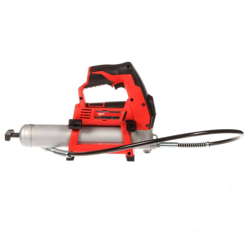 M12 12-Volt Lithium-Ion Cordless Grease Gun with M12 12-Volt Lithium-Ion CP High Output 2.5 Ah Battery Pack