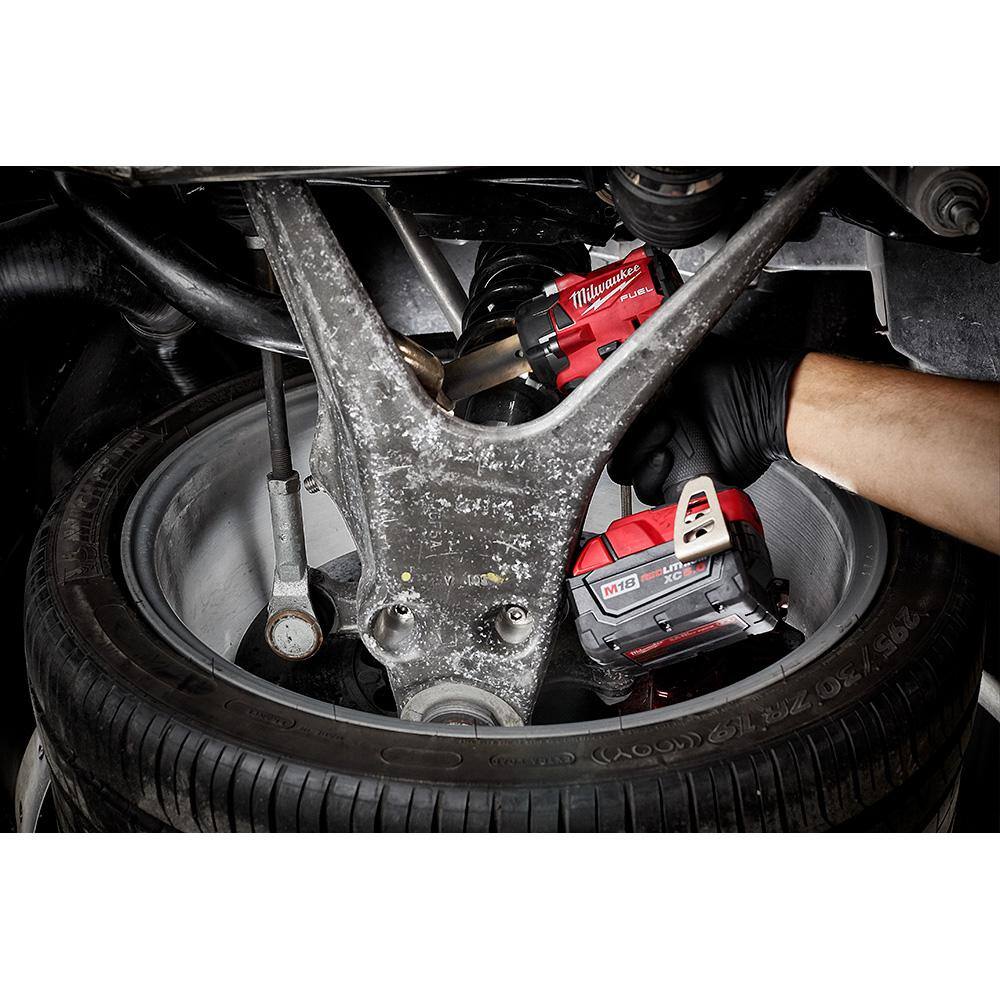 M18 FUEL GEN-3 18V Lithium-Ion Brushless Cordless 1/2 in. CP Impact Wrench w/Friction Ring w/5.0 ah Resistant Battery