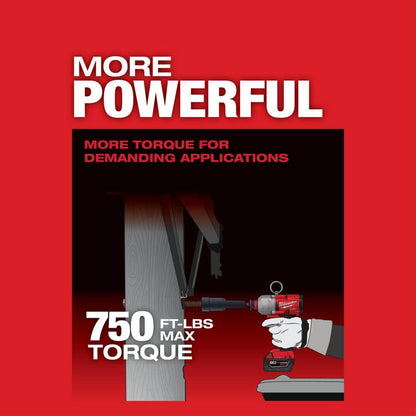 M18 FUEL ONE-KEY 18V Lithium-Ion Brushless Cordless 7/16 in. High Torque Impact Wrench (Tool-Only)