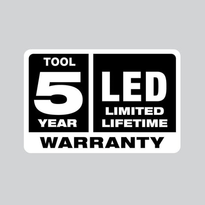 M18 18-Volt Lithium-Ion Cordless 6,000 Lumens Rocket Dual Power Tower Light with Charger (Tool-Only)