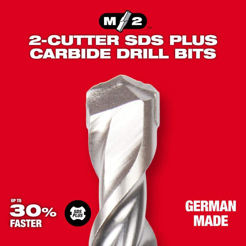 3/16 in. x 6 in. 2-Cutter SDS-PLUS Carbide Drill Bit