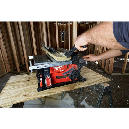 M18 FUEL 18V Lithium-Ion Brushless 10 in. Cordless Dual Bevel Sliding Compound Miter Saw with 8-1/4 in. Table Saw