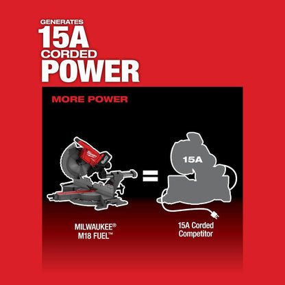 M18 FUEL 18V Lithium-Ion Brushless Cordless 12 in. Dual Bevel Sliding Compound Miter Saw (Tool-Only)