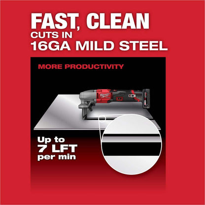 M12 FUEL 12-Volt Lithium-Ion 16-Gauge Cordless Variable Speed Nibbler w/XC 4.0 Ah Battery Pack