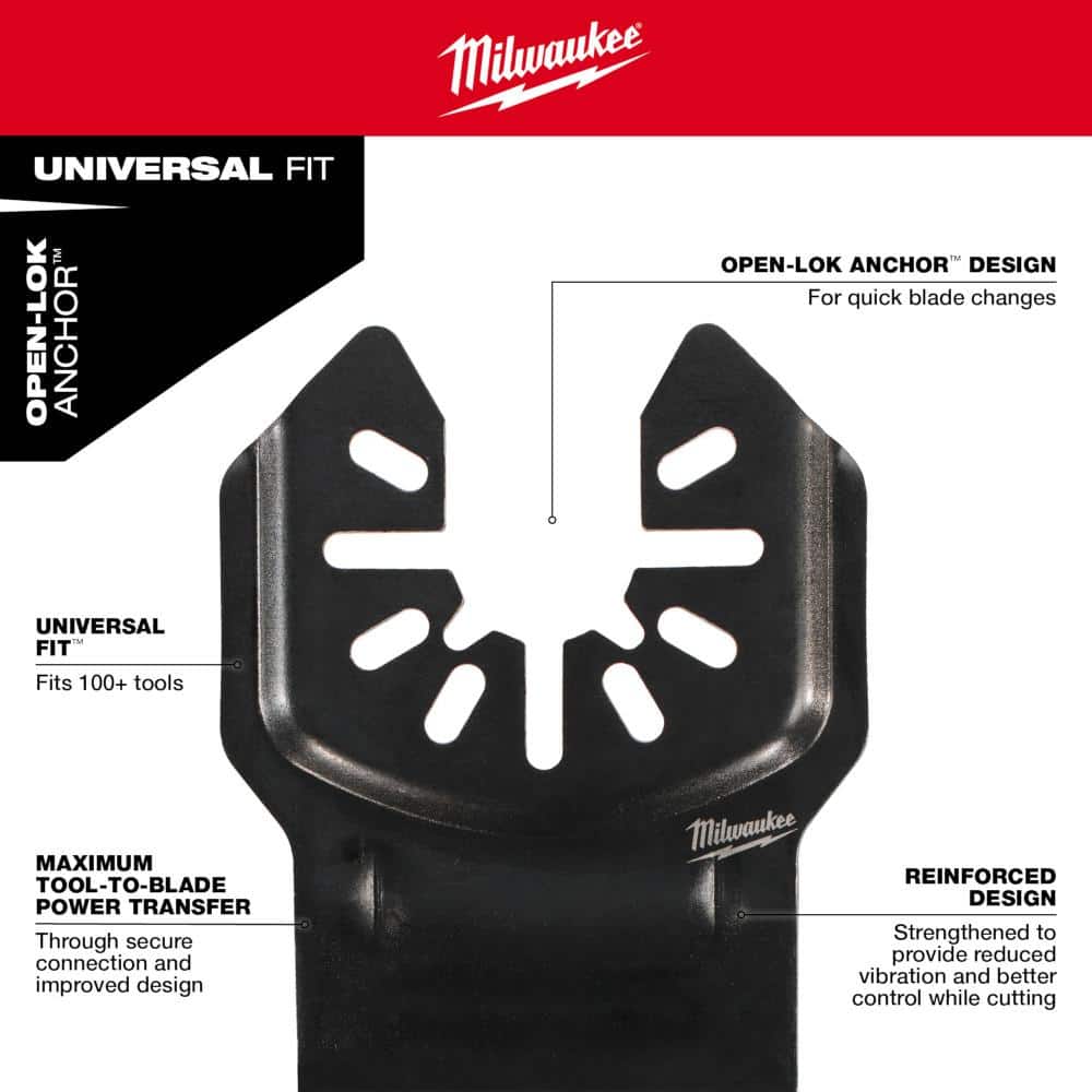 1-3/8 in. Titanium Bi-Metal Universal Fit Wood and Metal Cutting Multi-Tool Oscillating Blade (3-Pack)