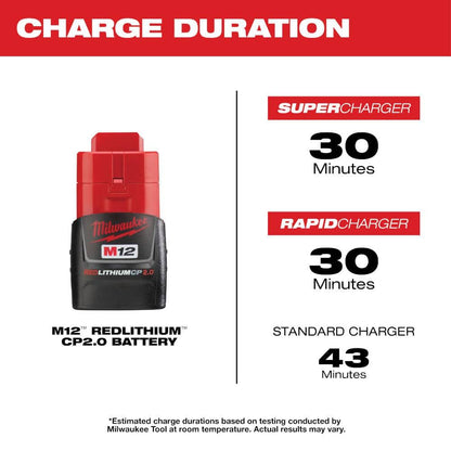 M12 12-Volt Lithium-Ion 2.0 Ah Compact Battery Pack