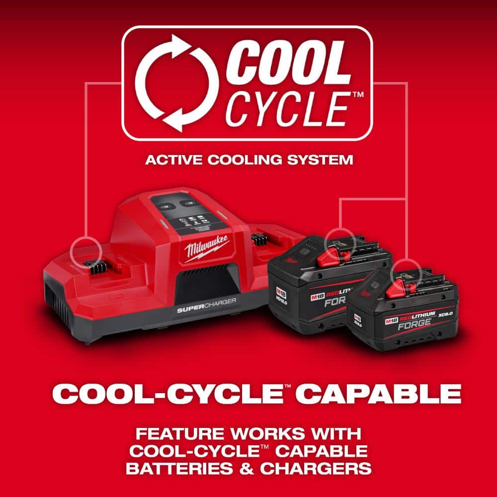 M18 18V Dual Bay Simultaneous Super Charger