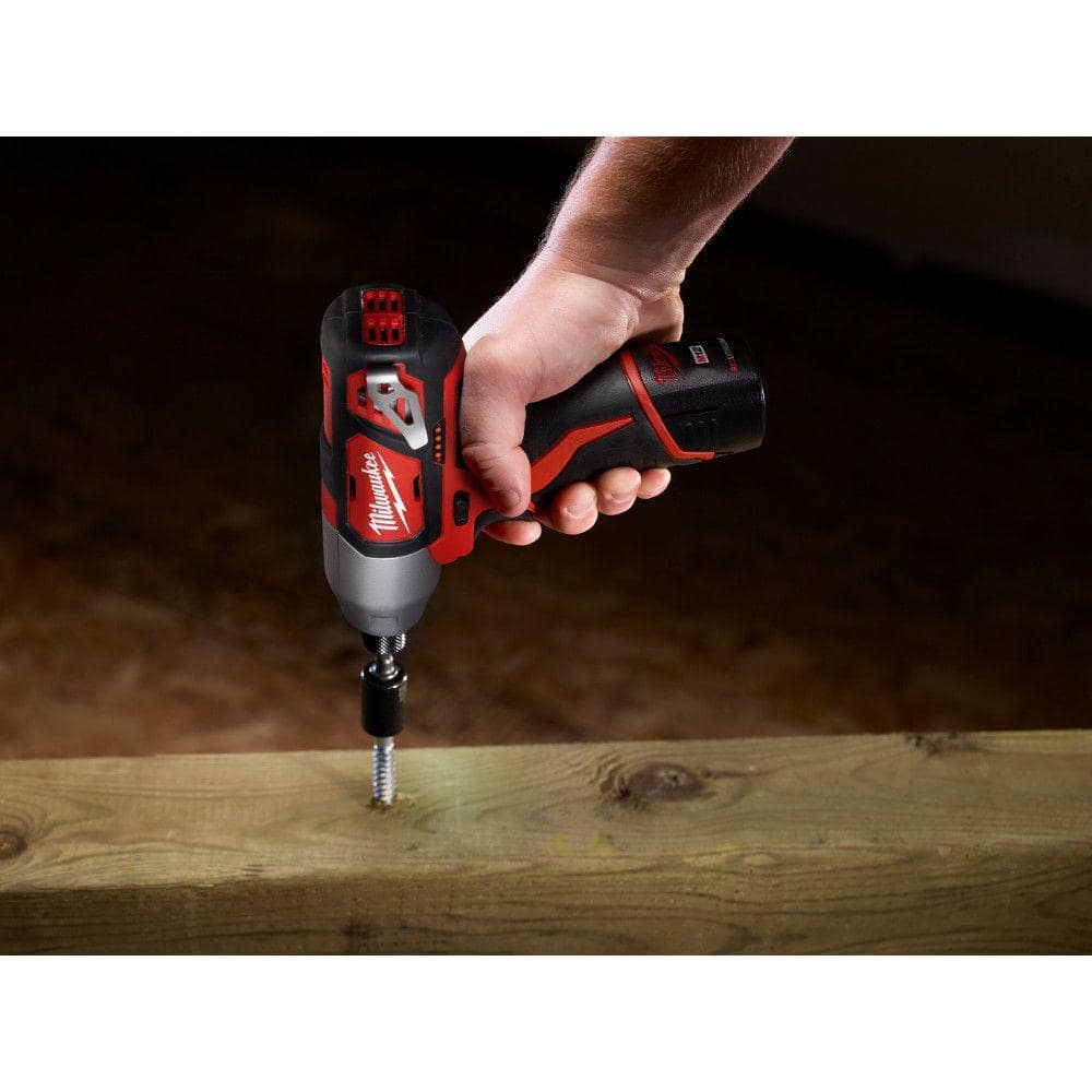 M12 12-Volt Lithium-Ion Cordless 2-Tool Combo Kit with M12 12-Volt Lithium-Ion Cordless 3/8 in. Crown Stapler