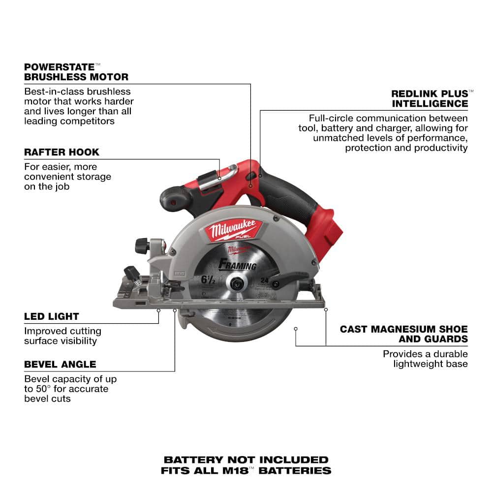 M18 FUEL 18V Lithium-Ion Brushless Cordless Combo Kit with (2) 1/2 in. Impact Wrenches w/Friction Ring (9-Tool)