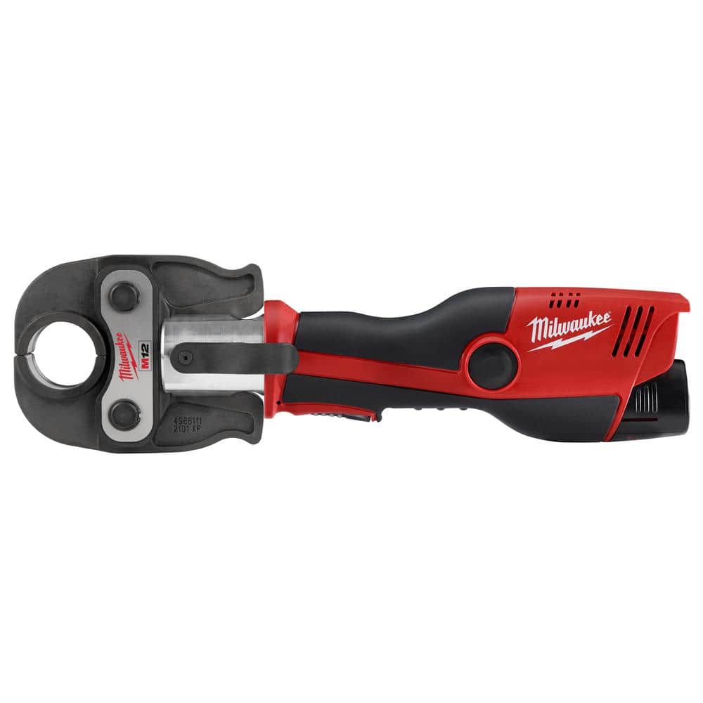 M12 12-Volt Lithium-Ion Force Logic Cordless Press Tool Kit with 1/2 in. to 1 in. Iron Pipe Jaws (6-Jaws Included)