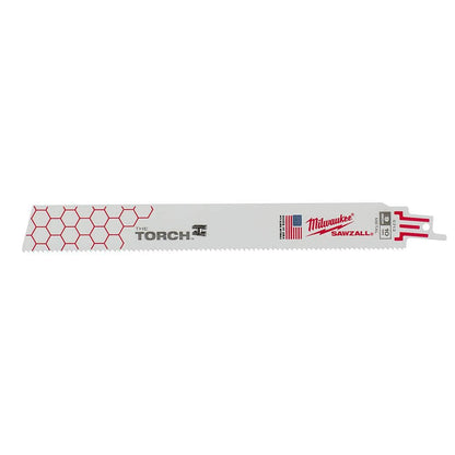 9 in. 10 TPI TORCH Thick Metal Cutting SAWZALL Reciprocating Saw Blades (5-Pack)