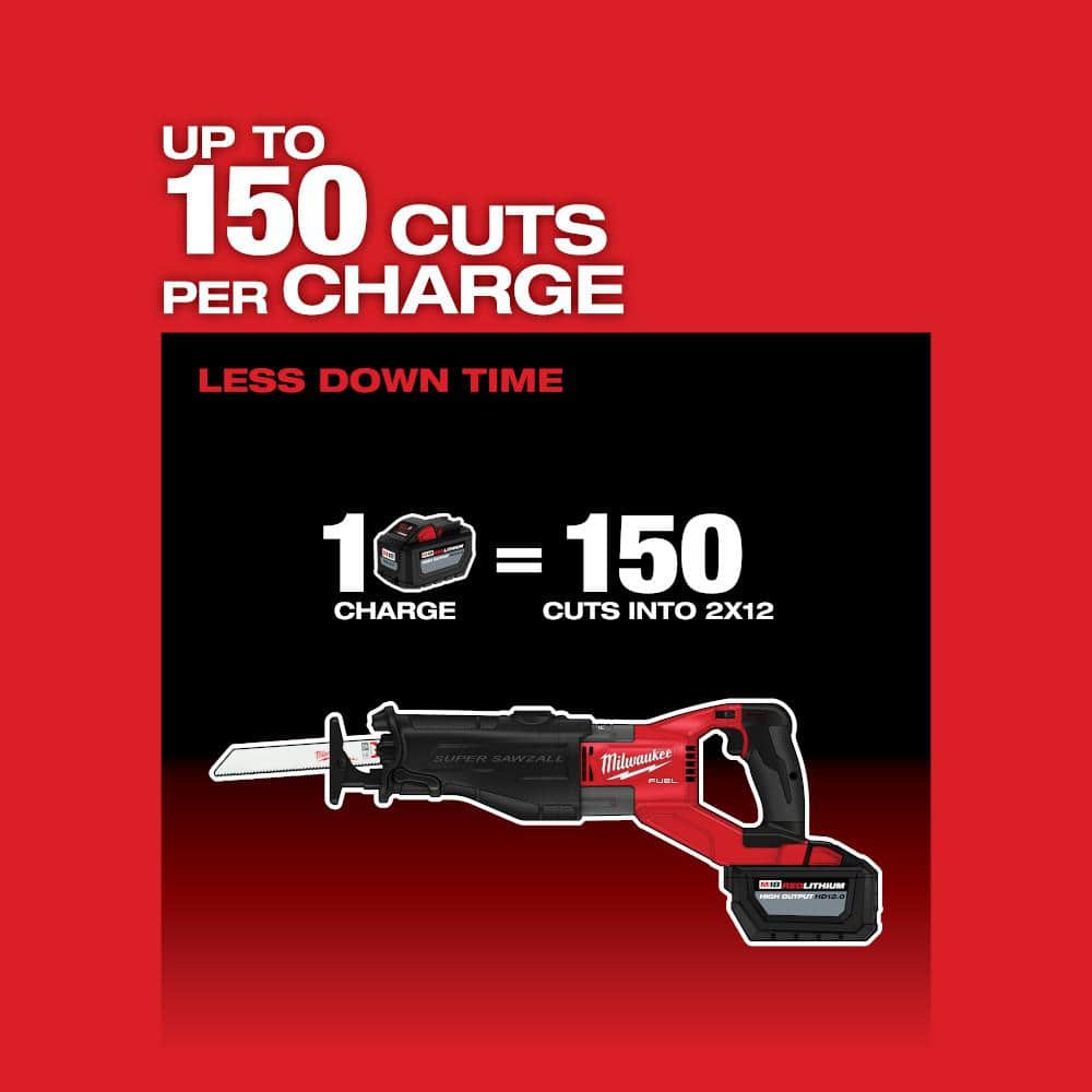 M18 FUEL 18V Lithium-Ion Brushless Cordless Super SAWZALL Orbital Reciprocating Saw (Tool-Only)