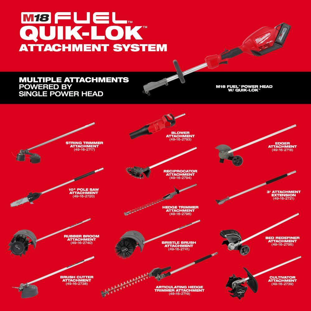 M18 FUEL QUIK-LOK Cultivator Attachment (Tool-Only)