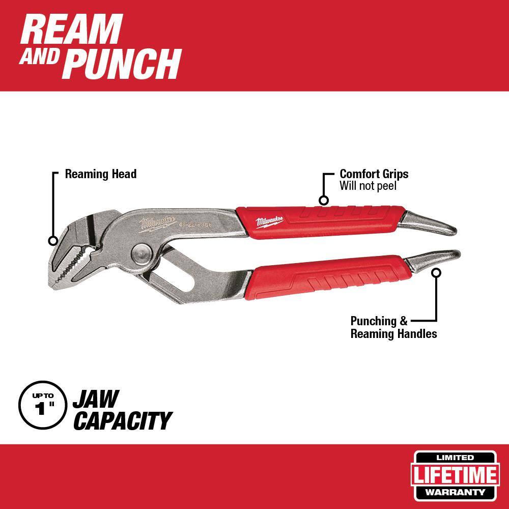 6 in. and 10 in. Straight-Jaw Pliers Set (2-Piece)