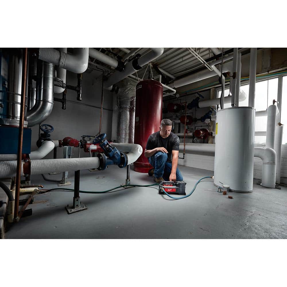 M18 18-Volt 1/4 hp. Lithium-Ion Cordless Transfer Pump with M18 18-Volt 5.0 Ah Lithium-Ion XC Battery Pack