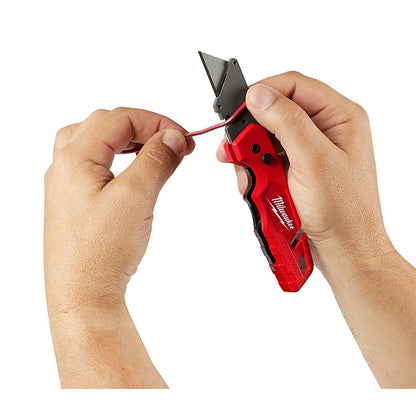 FASTBACK Folding Utility Knife with Blade Storage and General Purpose Blade