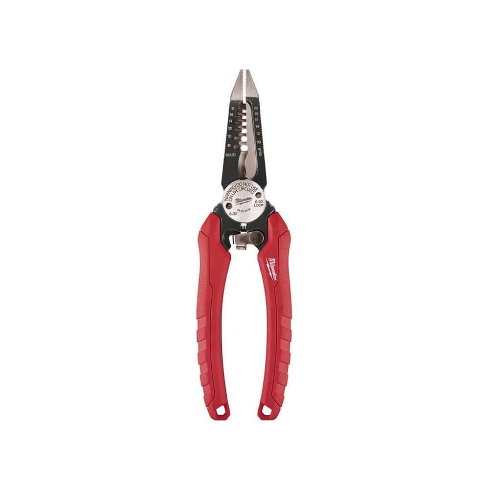 7.75 in. Combination Electricians 6-in-1 Wire Stripper/Cutter Pliers