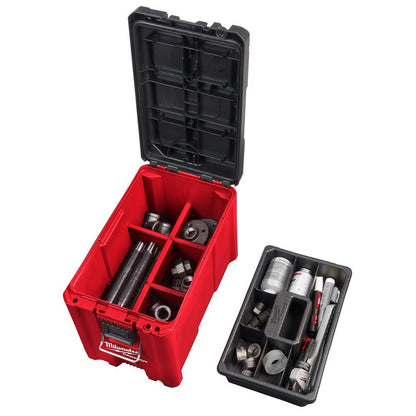 PACKOUT 10 in. Compact Portable Tool Box with Adjustable Dividers and Interior Storage Tray